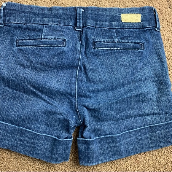 See Thru Soul Cuff Medium Wash Shorts - Picture 7 of 8